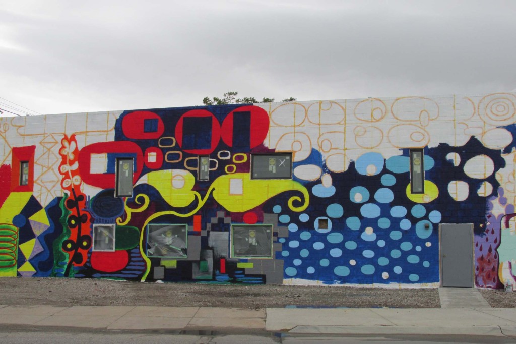 mural in progress in October