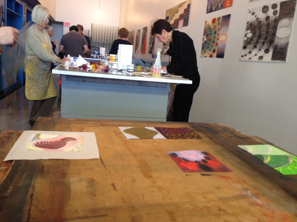 Invitational Ink Monoprint Workshop Constellation Studios