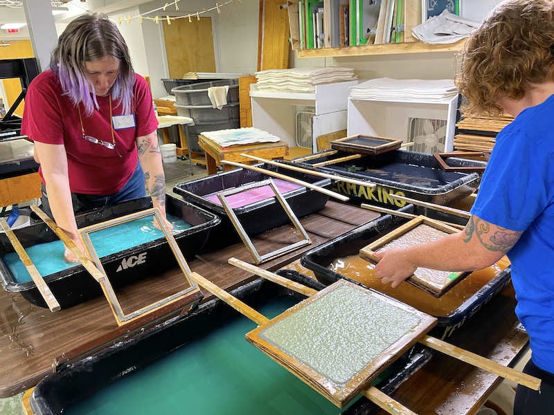 Papermaking with Hannah Demma